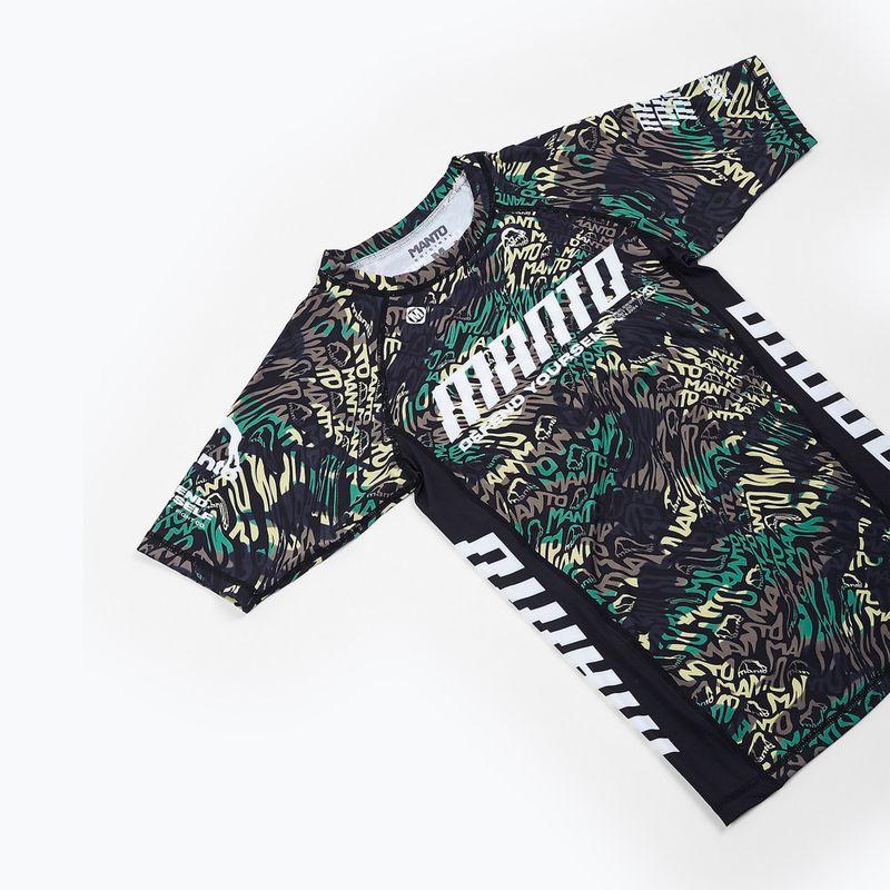 Rashguard męski MANTO Distort czarny 5
