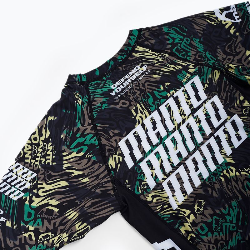 Rashguard męski MANTO Distort czarny 6