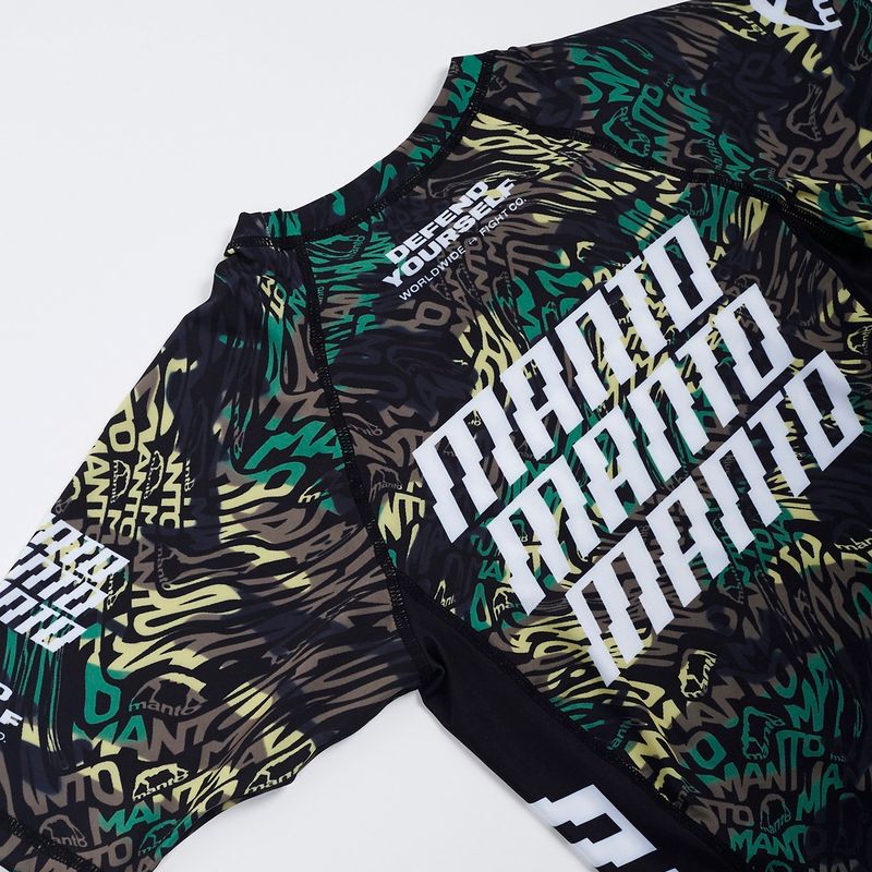 Rashguard męski MANTO Distort czarny 7