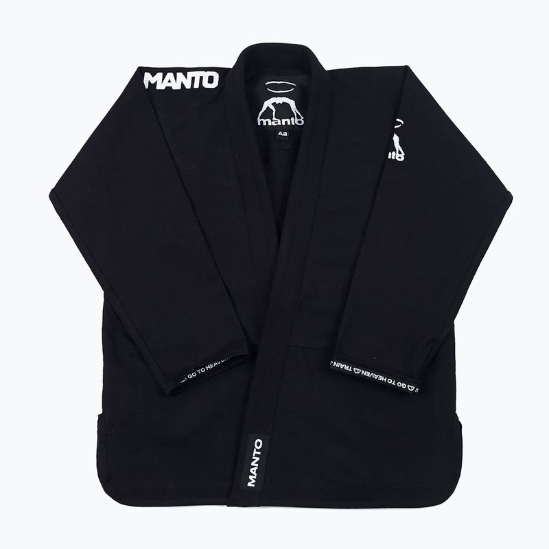GI do brazylijskiego jiu-jitsu MANTO Heaven BJJ czarny