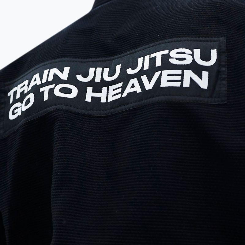 GI do brazylijskiego jiu-jitsu MANTO Heaven BJJ czarny 9