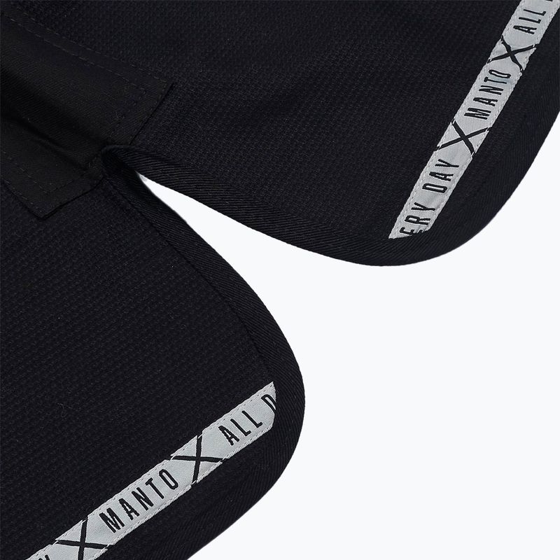 GI do brazylijskiego jiu-jitsu męskie MANTO BJJ X4 czarny 5