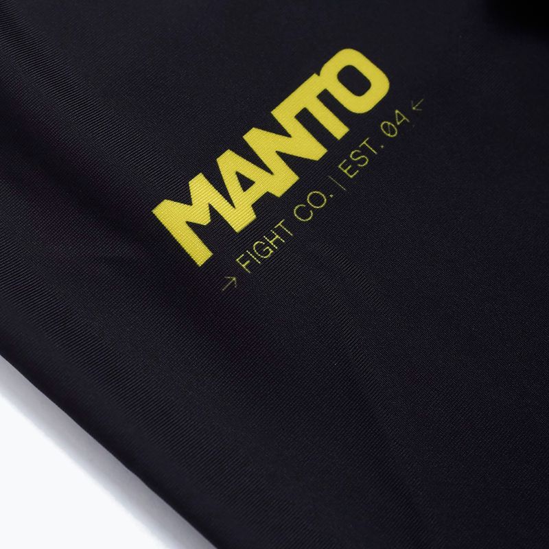Legginsy treningowe męskie MANTO Alpha czarny 5
