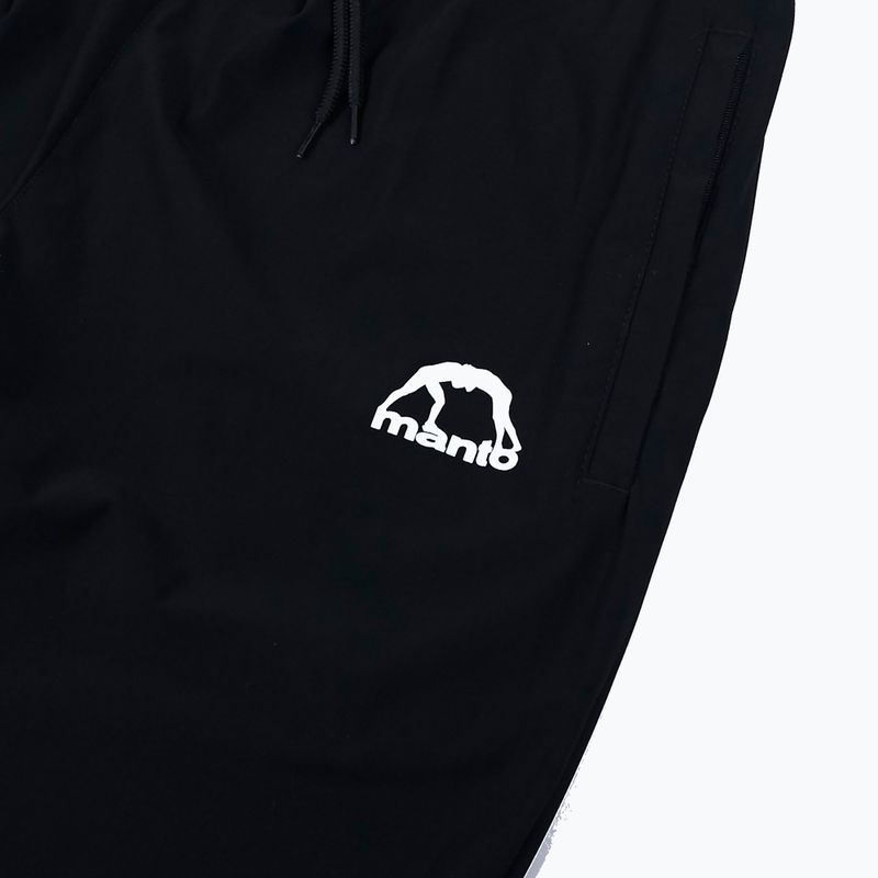 Spodnie męskie Manto Logo Joggery czarny 3