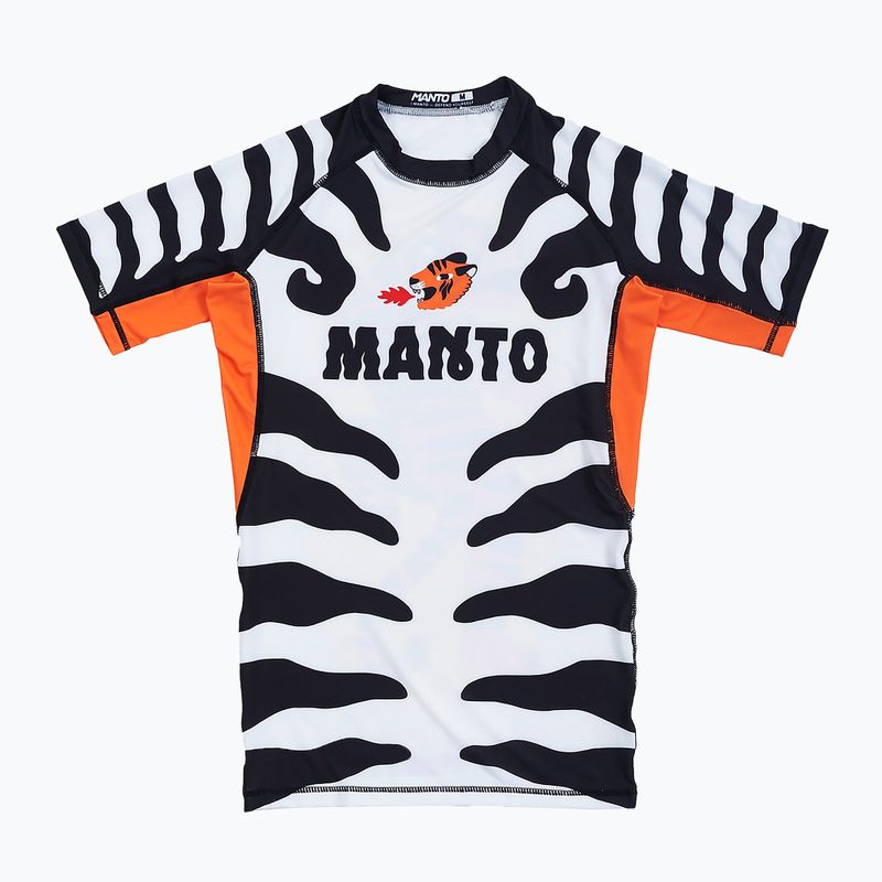 Rashguard męski MANTO Tigre biały 3