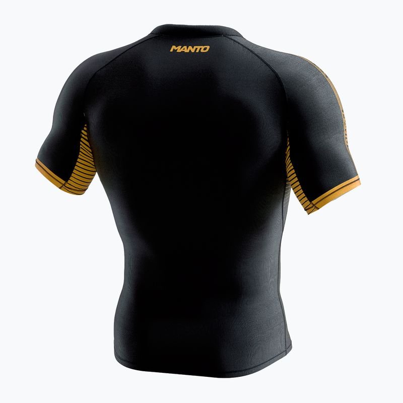 Rashguard męski MANTO Stripe 2.0 czarny 2