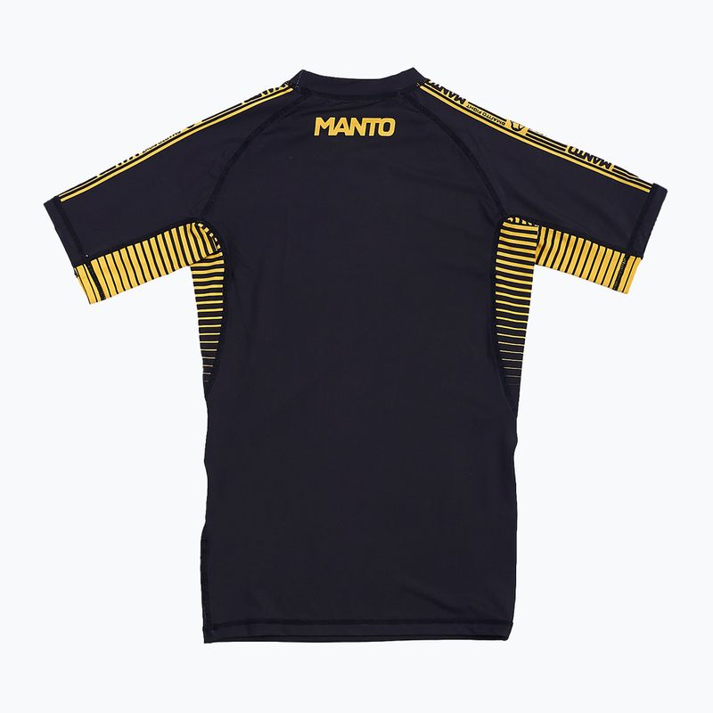 Rashguard męski MANTO Stripe 2.0 czarny 4