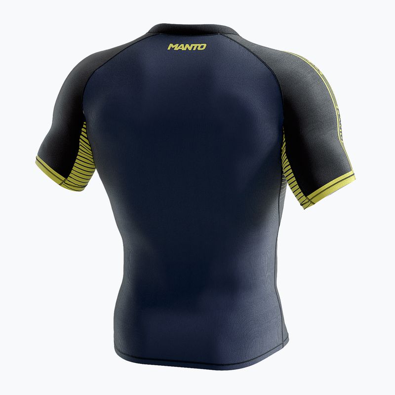 Rashguard męski MANTO Stripe 2.0 navy granatowy 2