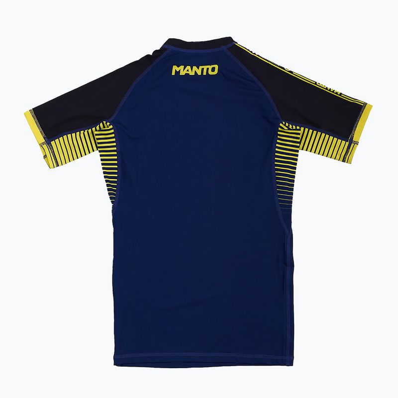 Rashguard męski MANTO Stripe 2.0 navy granatowy 4