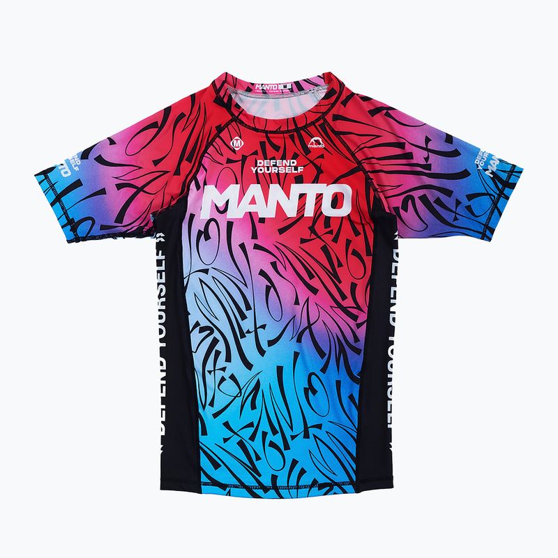Rashguard męski MANTO Multi Gradient czarny 3