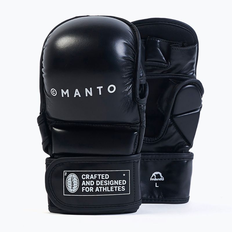 Rękawice sparingowe MMA MANTO Impact Sparring czarny 2