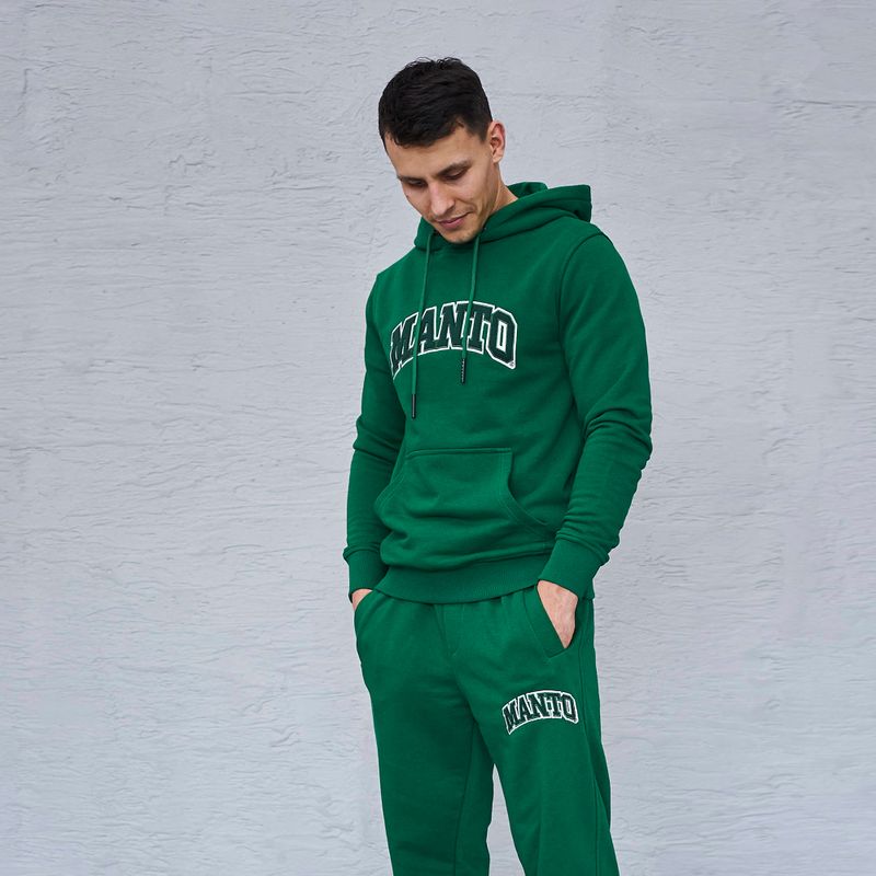 Bluza męska MANTO Varsity zielony 4