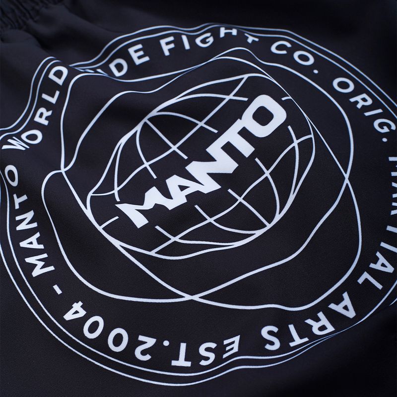 Spodenki męskie MANTO Fragments czarny/czerwony 4