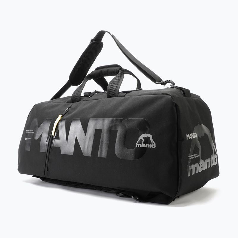Torba treningowa MANTO 2w1 Blackout czarny 2