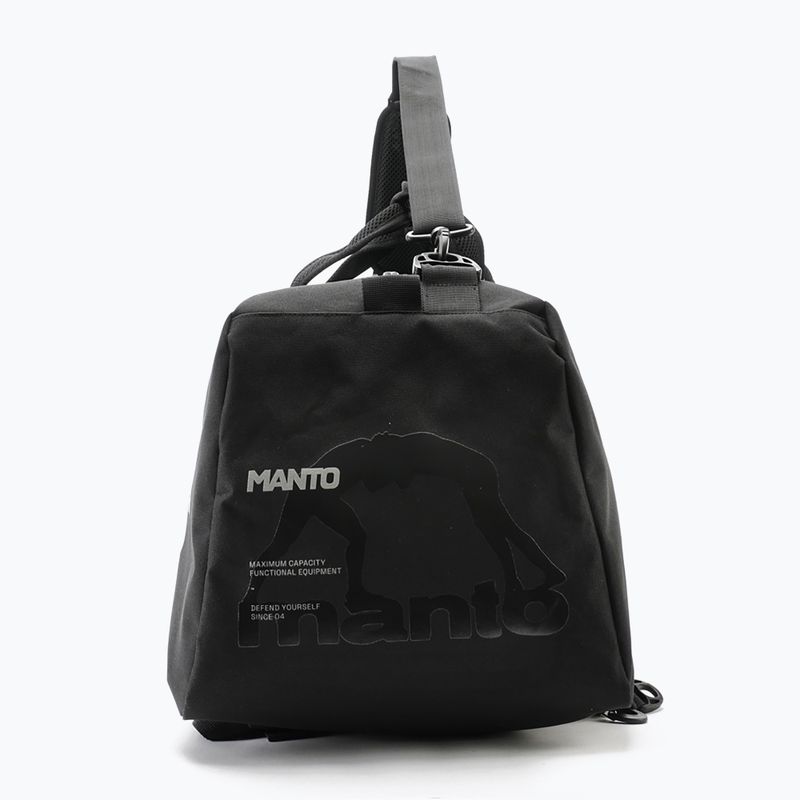 Torba treningowa MANTO 2w1 Blackout czarny 7