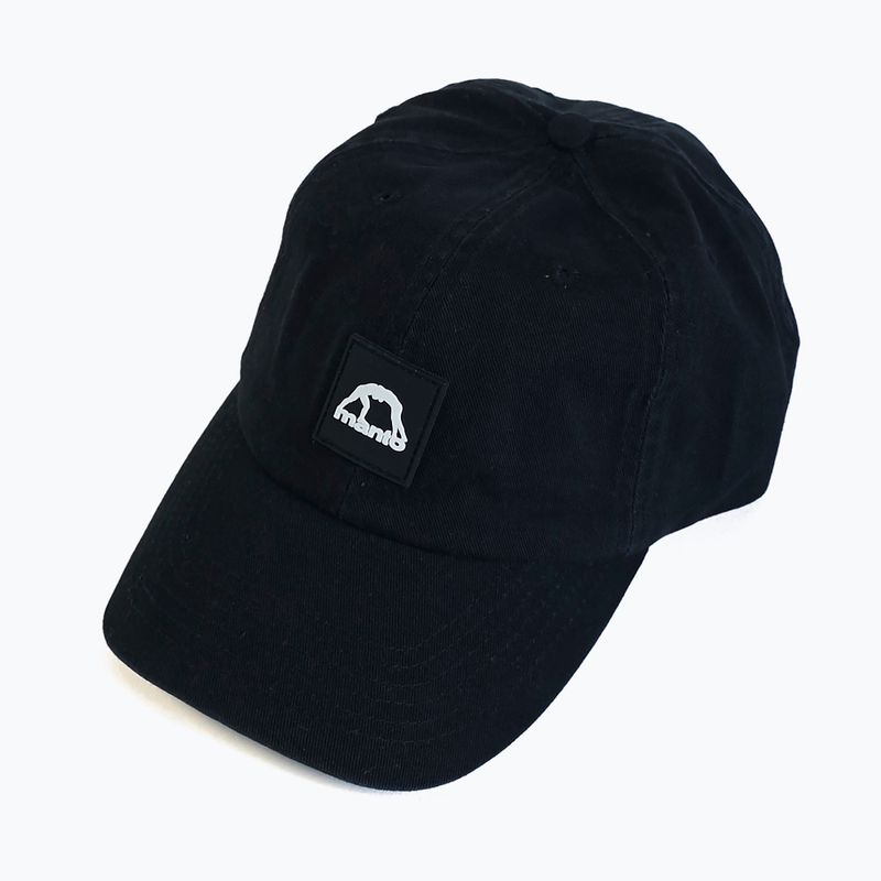 Czapka z daszkiem MANTO Label 23 Dad Cap czarny 6