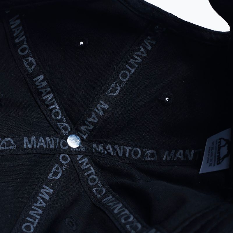 Czapka z daszkiem MANTO Label 23 Dad Cap czarny 9