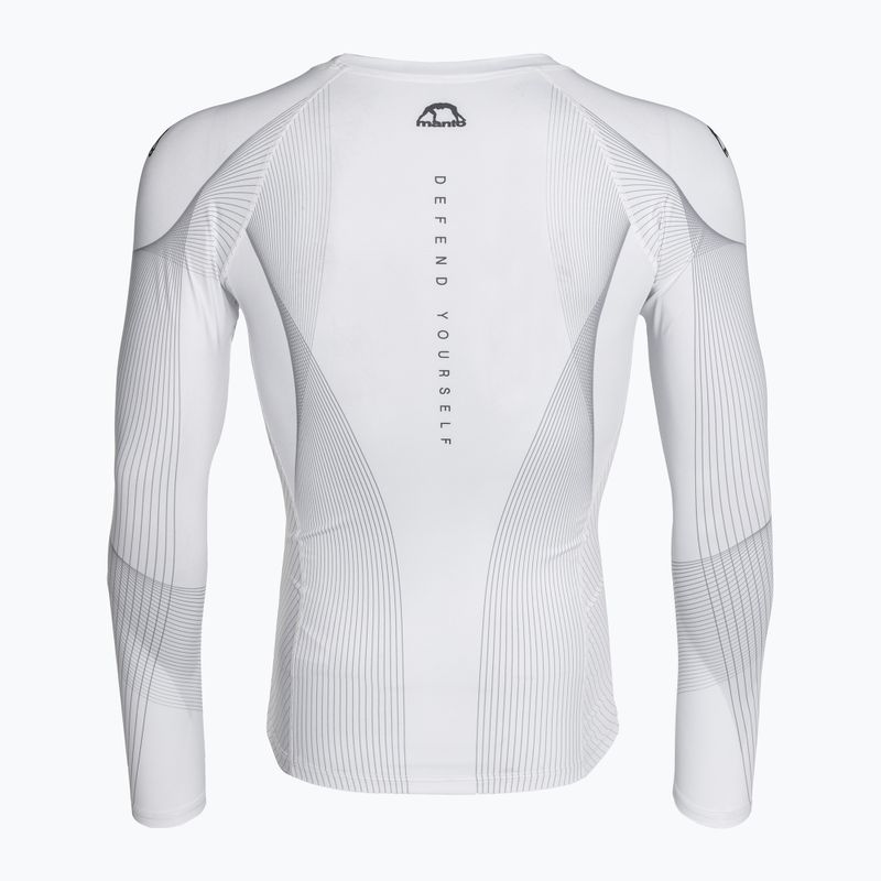Rashguard longsleeve męski MANTO FLOW biały 2