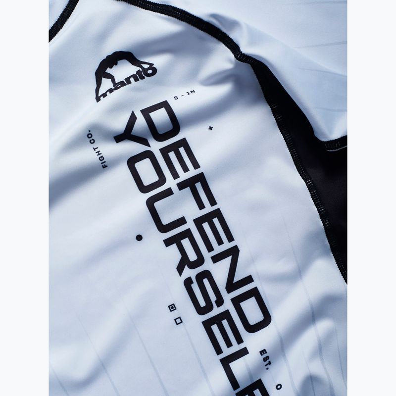 Rashguard męski MANTO Ranked biały 3
