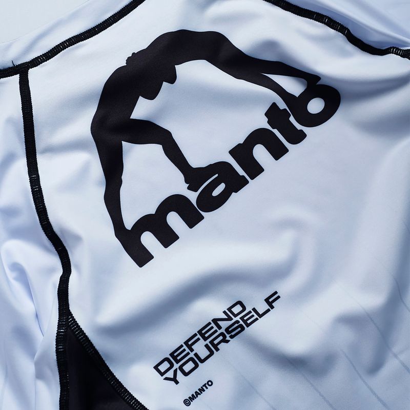Rashguard męski MANTO Ranked biały 4