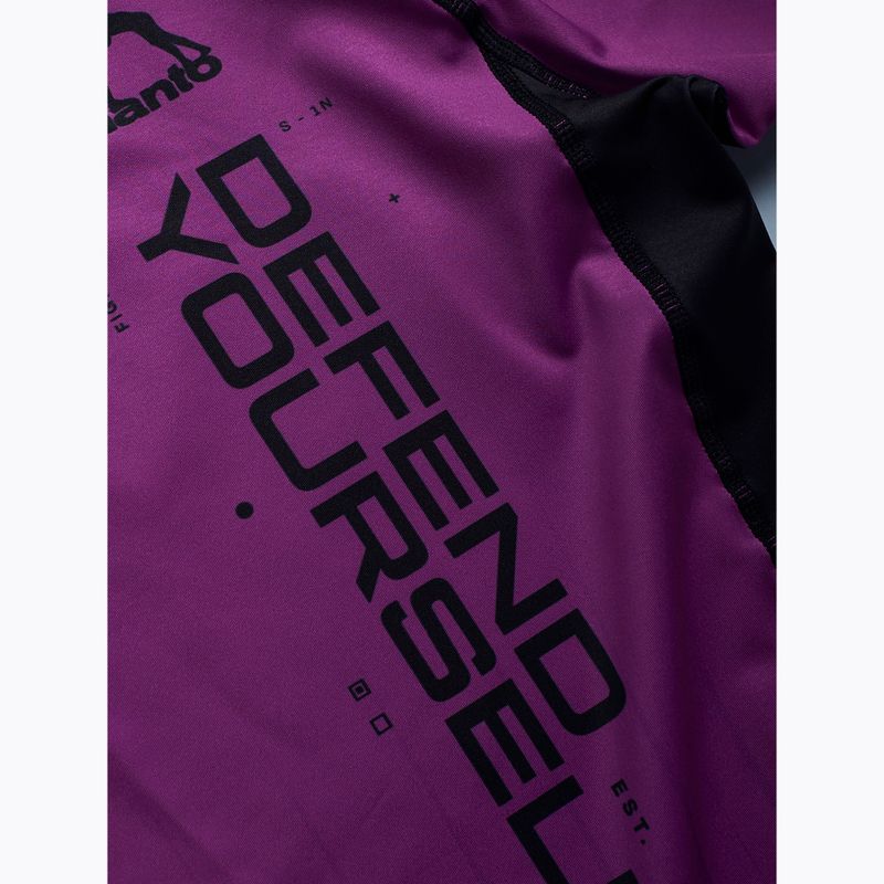 Rashguard męski MANTO Ranked fiolet 3