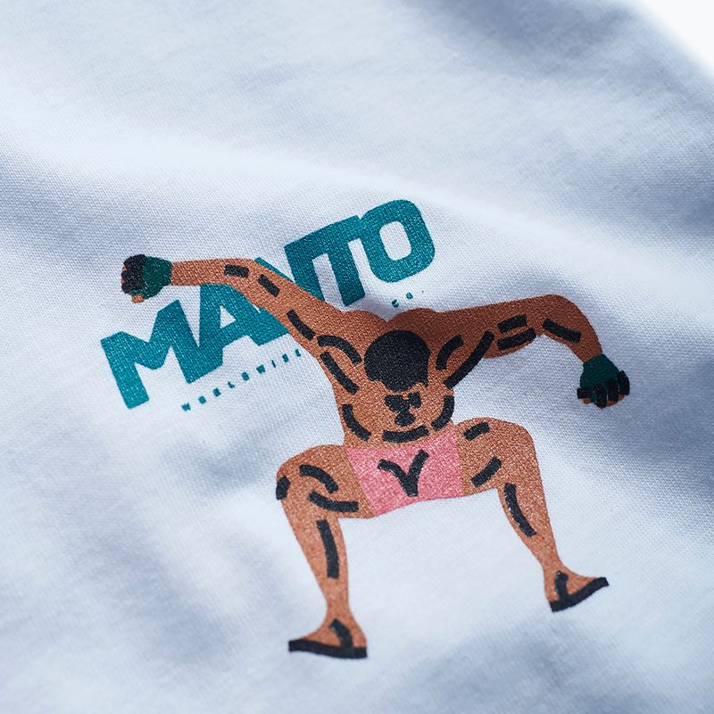 Koszulka męska MANTO Stomp biały 3
