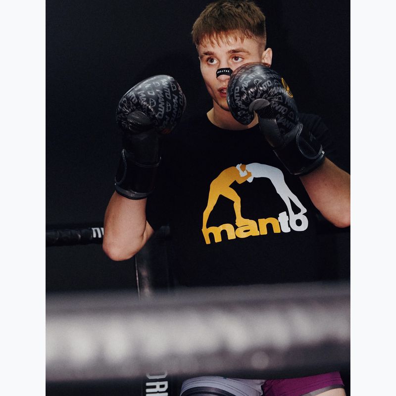 Koszulka męska MANTO Logo czarny 4