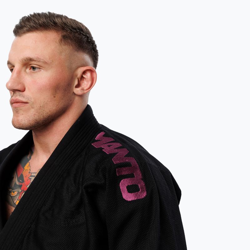 GI do brazylijskiego jiu-jitsu MANTO X5 BJJ black/purple 5