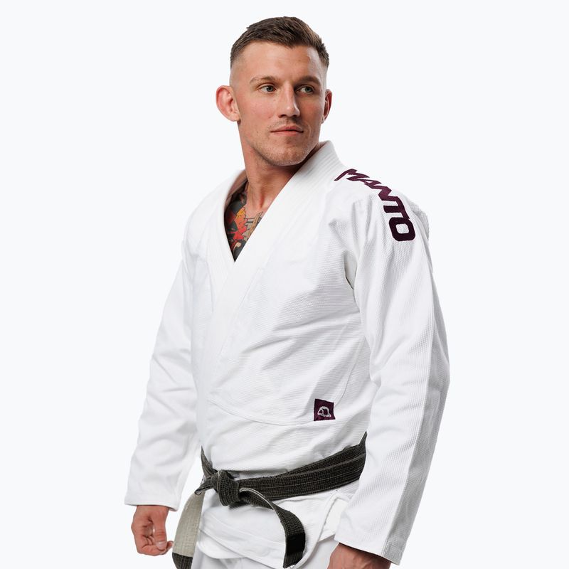 GI do brazylijskiego jiu-jitsu MANTO X5 biały 2