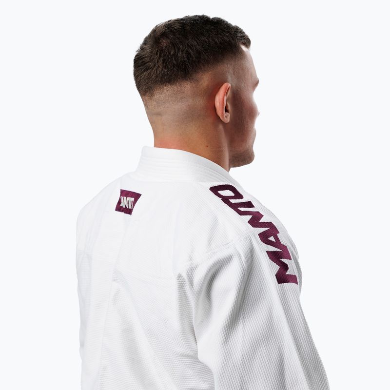GI do brazylijskiego jiu-jitsu MANTO X5 biały 3