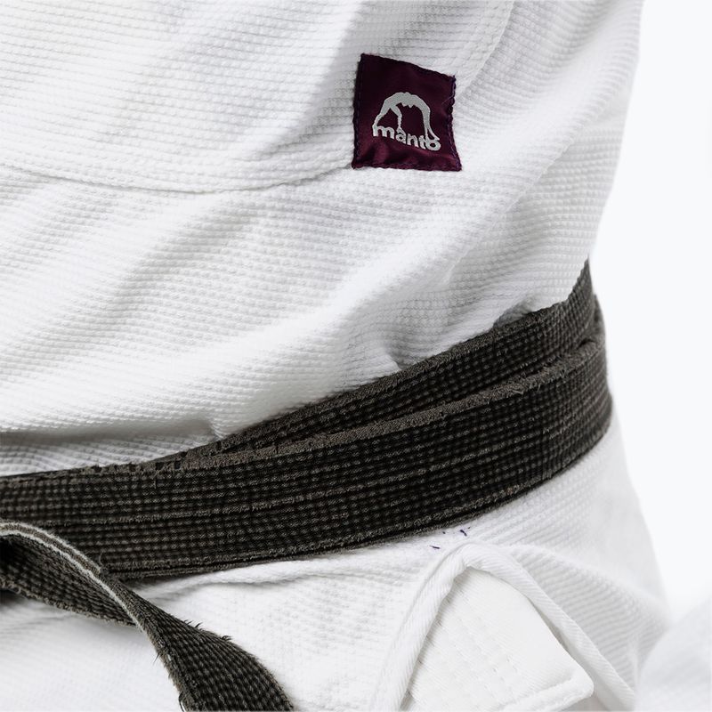 GI do brazylijskiego jiu-jitsu MANTO X5 biały 5