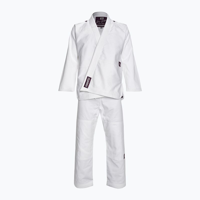 GI do brazylijskiego jiu-jitsu MANTO X5 biały 7