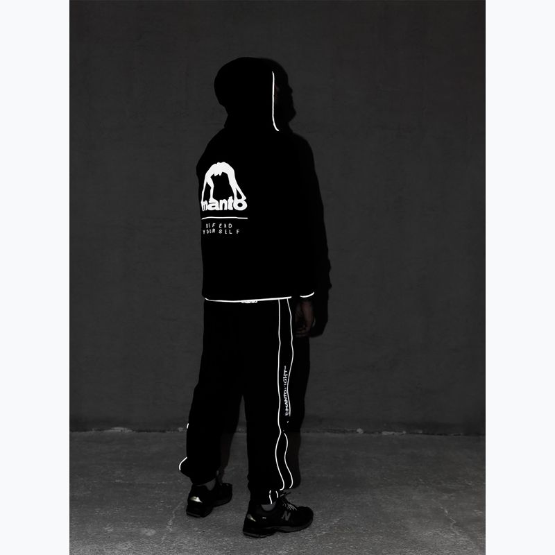 Kurtka przeciwwiatrowa męska MANTO Defend black 12