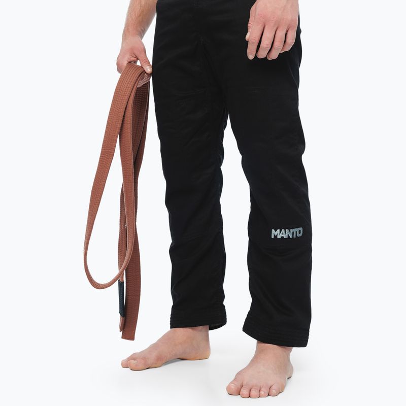 GI do brazylijskiego jiu-jitsu MANTO Rise 2.0 black 2