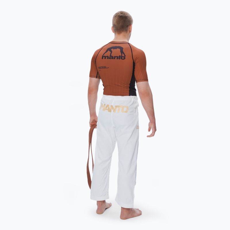 GI do brazylijskiego jiu-jitsu MANTO Rise 2.0 white 7