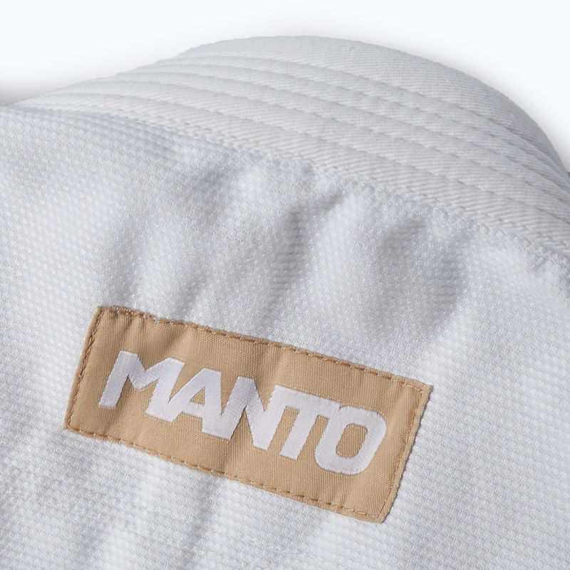 GI do brazylijskiego jiu-jitsu MANTO Rise 2.0 white 11