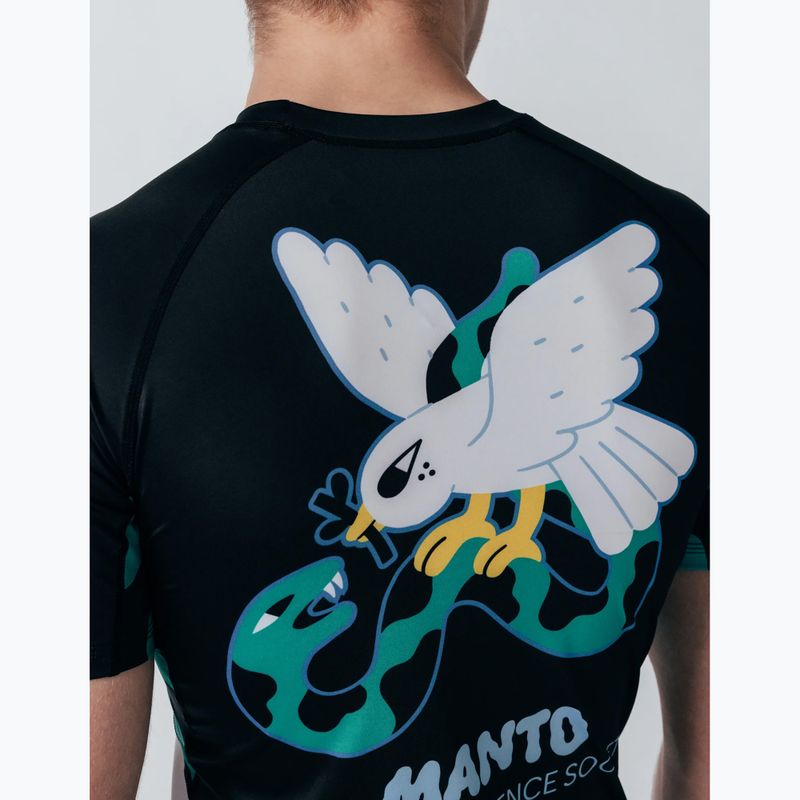 Rashguard męski MANTO Dove czarny 3