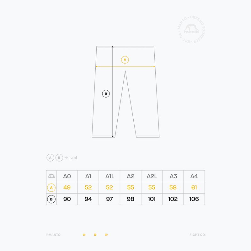 GI do brazylijskiego jiu-jitsu MANTO Society BJJ 13