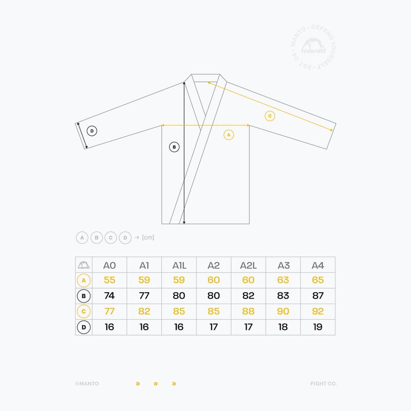 GI do brazylijskiego jiu-jitsu MANTO Society BJJ 13