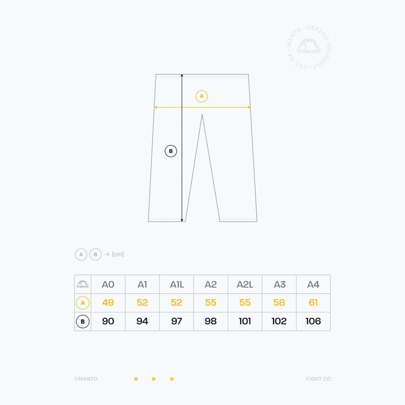 GI do brazylijskiego jiu-jitsu MANTO Society BJJ 14