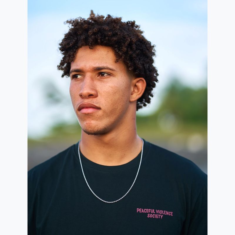 Koszulka męska MANTO Society 25 czarny onyks 6