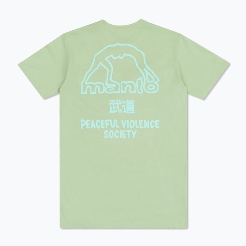 Koszulka męska MANTO Society 25 limonkowy 2