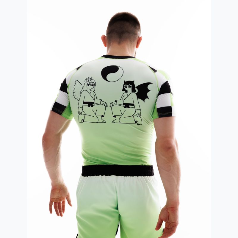 Spodenki treningowe męskie MANTO Two Sides zielony 8