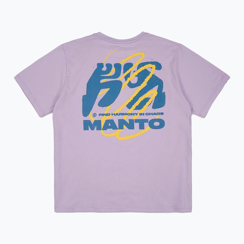 Koszulka damska MANTO Harmony Oversize lilowy 2