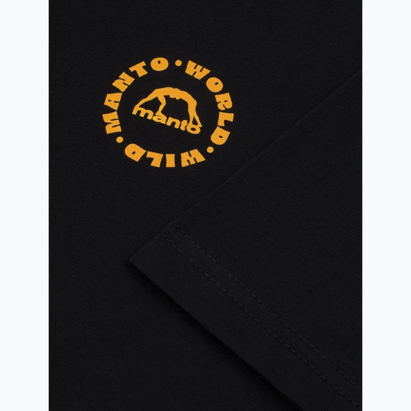 Koszulka męska MANTO Worldwild czarny 3