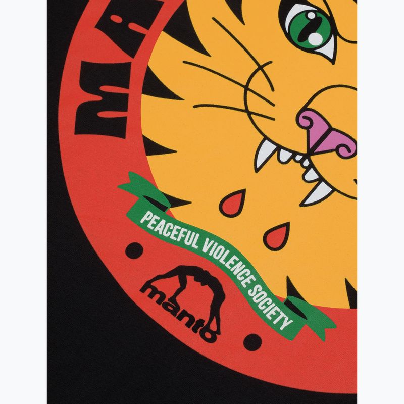 Koszulka męska MANTO Worldwild czarny 4