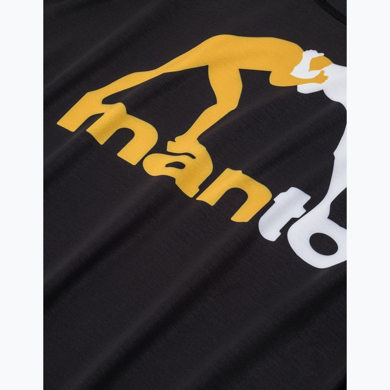 Rashguard męski MANTO Logo czarny 5