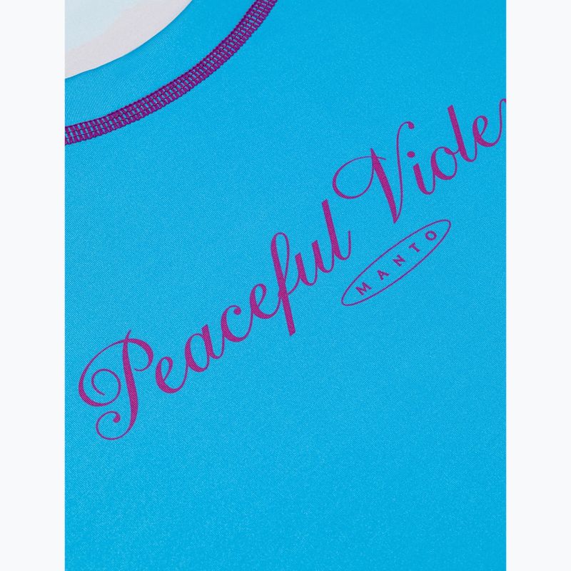 Rashguard longsleeve damski MANTO Peaceful Violence niebieski 5