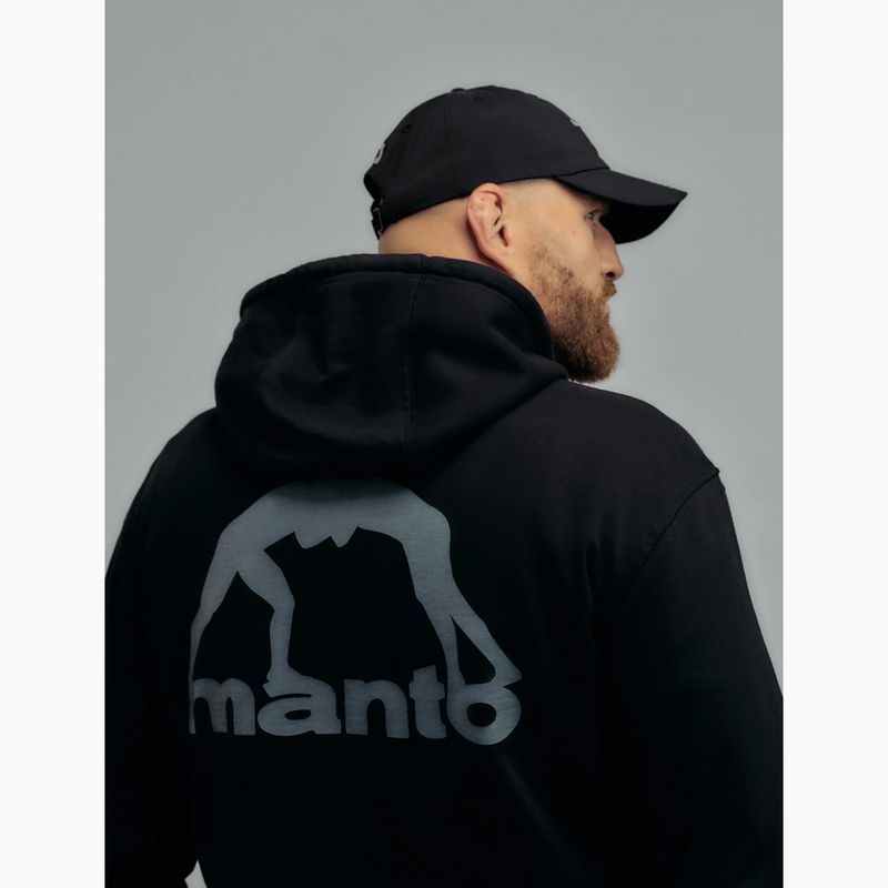 Bluza męska MANTO Peaceful Violence Hoody czarny 2