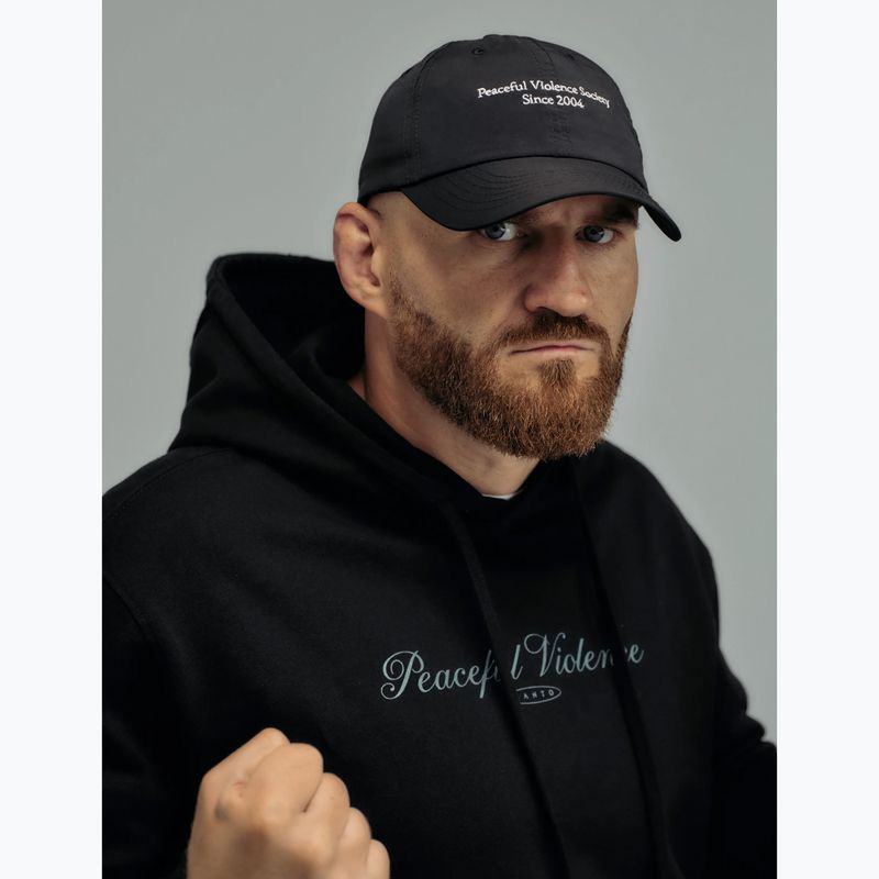Bluza męska MANTO Peaceful Violence Hoody czarny 3